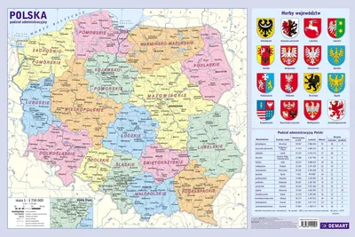 Immagine prodotto di Blocco da tavolo Polonia divisione amministrativa