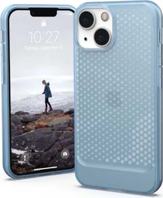 Produktbild von Schutzhülle Urban Armor Gear [U] UAG Lucent für iPhone 13 Mini, transparent/blau