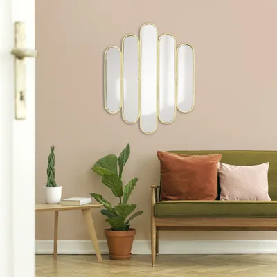 Produktbild von Art for the Home Wandspiegel Luxus Emily Metall Gold 60 cm x 80 cm
