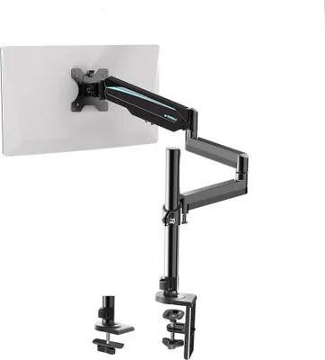 Produktbild von EUREKA ERGONOMIC Monitor Halterung für 10-32 Zoll Bildschirme, Monitor Ständer Vesa 75/100 & Belastbarkeit 2-9 KG, Voll Einstellbare Gasfeder, Neigbar & Drehbar, Höhenverstellbar