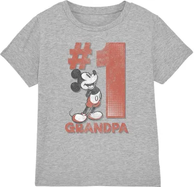 Imagen del producto de Camiseta para niños de Disney, diseño "El abuelo número 1", modelo TV3334 (talla 104) (Sport Heide)