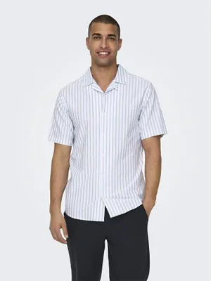 Produktbild von Only & Sons Alvaro Resort Oxford Kurzarmhemd Weiß M Herren Weiß M
