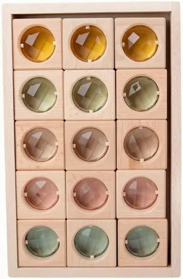 Imagen del producto de 15 bloques de construcción de colores