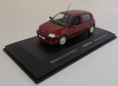 Produktbild von RENAULT Clio 2 Phase 1 rot limitiert auf 1000 Exemplare, ODE056, Maßstab1/43, ODEON