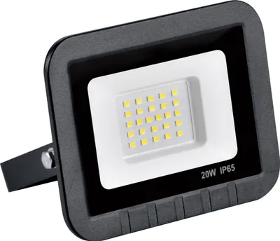 Zdjęcie produktu dla Naświetlacz LED SMD 20W 6500K 120° IP65 czarny 302397 Polux