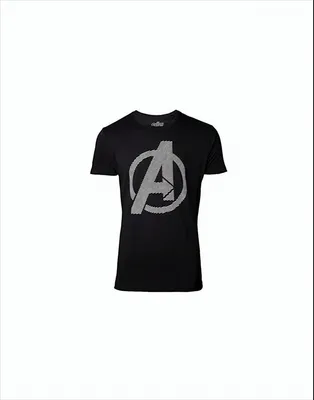 Produktbild von Avengers Infinity War T-Shirt Herren Avengers Logo S Schwarz