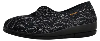 Imagen del producto de Fischer: Zapatos de marca. Dora: Calzado para mujer. Zapatillas de estar por casa. Color: negro. Estilo: casual