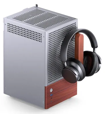 Image de Jonsbo T6 Boîtier PC Mini-Tour Mini-ITX verre trempé bois