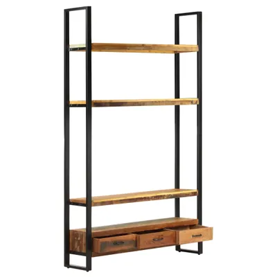 Immagine prodotto di Libreria 118x30x200 cm in Legno Massello di Recupero