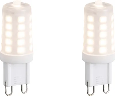 Produktbild von LUEDD 2er Set dimmbarer G9 LED-Lampen Opal 3W 250lm 3000K
