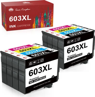 Produktbild von Kompatibel 603XL Druckerpatronen für Epson Expression Home XP-2100 XP-2105 XP-3100 XP-3105 XP-4100 XP-4105 Workforce WF-2830 WF-2810 WF-2835 WF-2850 (8er-pack）