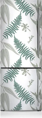 Produktbild von Kühlschrankmagnete Kühlschrank Magnetfolie Magnete Küche 70x190 cm - Farn