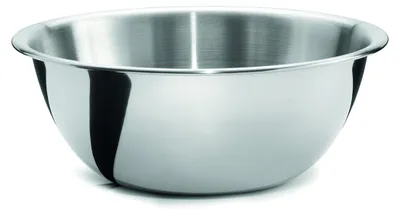 Edelstahl-Küchenschale, silber, 36x36x14 cm, 822 g