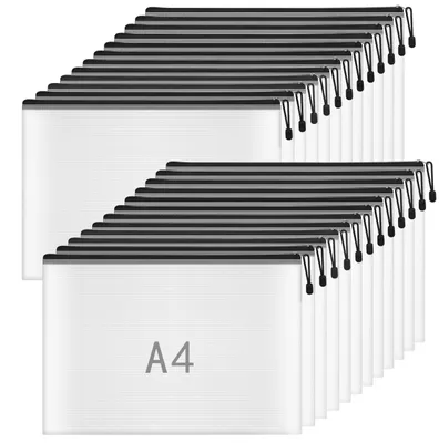 Productafbeelding van 24 stuks documentenmap A4 met rits
