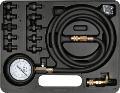 Produktbild von YATO YT-73031 Öldruckprüfer Set 12-teilig für Pkw und Motorrad