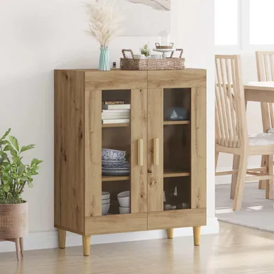 Obrázek produktu pro vidaXL Artisan dubový příborník 69,5 x 34 x 90 cm materiál na bázi dřeva