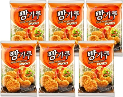 Produktbild von [ 6x 200g ] SAMLIP Paniermehl / Panko / Breadcrumbs / Pankomehl