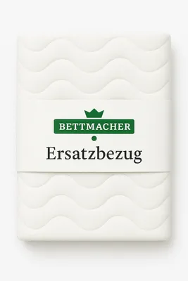 Produktbild von Bettmacher Matratzenbezug 90x200 cm für Matratzen von 12-14.5 cm, Microfaser, 60°C waschbar, 2-seitiger Reißverschluss Matratzenersatzbezug