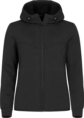 Produktbild von Clique Damen Kapuzenjacke Hayden aus Air-Layer Material mit anpassbarer Kapuze und 2 Innentaschen