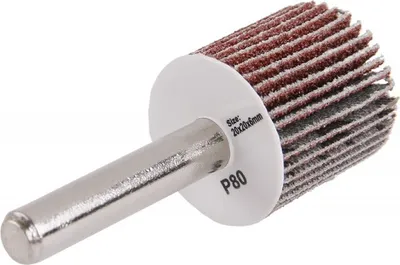 Zdjęcie produktu dla Ściernica tarczowa Levior 20x20x6mm z trzpieniem P80