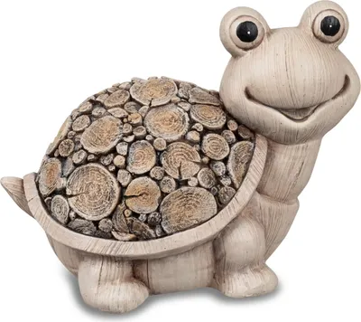 Produktbild von Deko Schildkröte Garten Tier Figur Skulptur Landschildkröte Objekt Schnecke