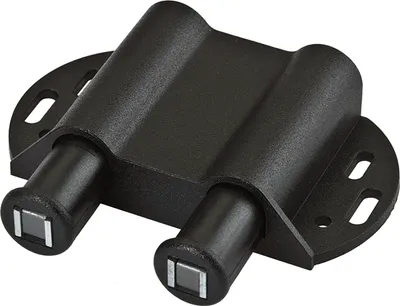 Produktbild von MACO Druckmagnetschnapper zweifach, zum Anschrauben, Kunststoff schwarz