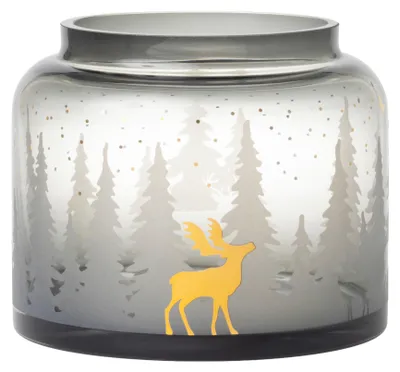 Produktbild von Räder Wintervase Waldlandschaft D.19cm, H.15,5cm