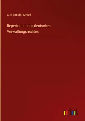 Produktbild von Repertorium des deutschen Verwaltungsrechtes