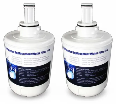 Produktbild von Wasserfilter FF-S kompatibel zu Samsung Filter DA29-00003B/A 2er Set