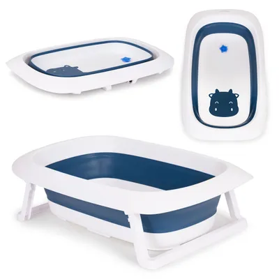 Obrázok produktu pre Detská vanička, skladacia s odtokom - Krówka ECOTOYS