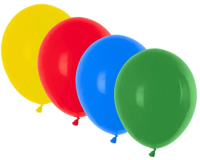 Produktbild von 100x Luftballons bunt gemischt Ø 300 mm Größe 'L'
