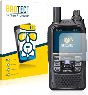 Produktbild von BROTECT Schutzglas für Icom ID-51 Schutzfolie Panzer Folie Glas Display Schutz klar