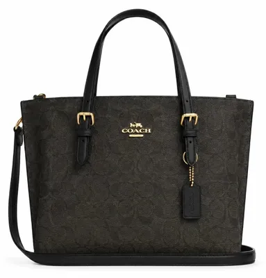 Imagen del producto de Bolso de mano Coach Mollie Tote 25, confeccionado en lona estampada, color
