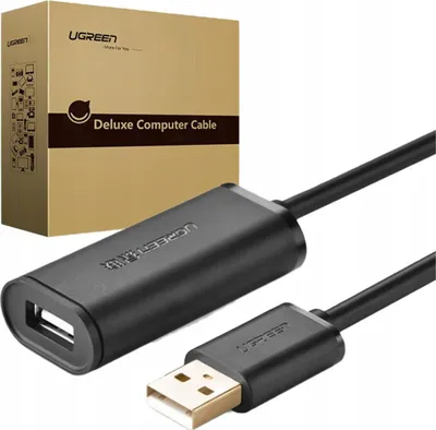 Zdjęcie produktu dla Ugreen 10319, 5 m, USB A, USB A, USB 2.0, Czarny