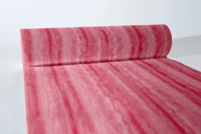 Produktbild von Airlaid Tischläufer Aquarell in Rot, 40 cm x 24 m , 1 Stück - Mank