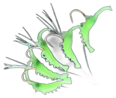 Produktbild von Balzer Edition Sea Hering Mini Shrimp Rig fluo 130cm - Heringssystem