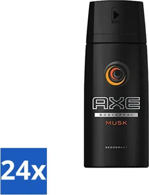 Image de Ax - Déodorant spray pour le corps - Musc - 150 ml - Pack économique - 24 pièces