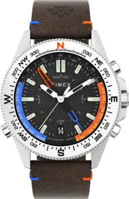 Produktbild von Timex Uhr Herren Expedition Tide-Temp-Compass Silber/Braun TW2V64400QY