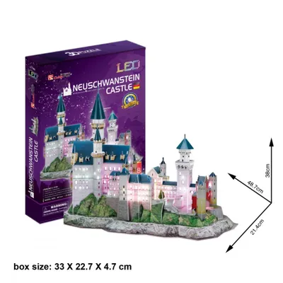 Obrázok produktu pre CubicFun Neuschwanstein Castle, 128 kusov, Budovy