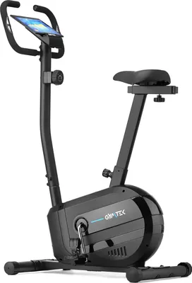Produktbild von Gymtek® Magnetischer Heimtrainer, Fahrrad für Zuhause - bis 125kg - 8 Widerstandsstufen, 7kg Schwungmasse - LCD Display - für Home Gym Fitness