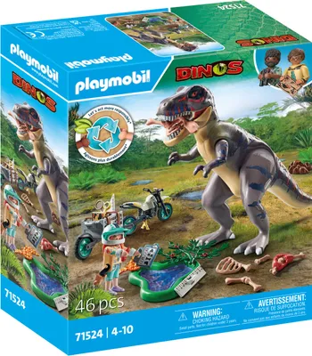 Produktbild von PLAYMOBIL Dinos 71524 T-Rex-Spurensuche