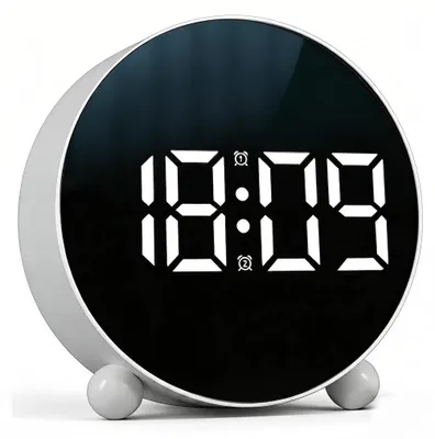 Productafbeelding van Digitale wekker - Met LED-display - Voor het weergeven van de tijd - Zwart