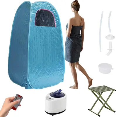 Immagine prodotto di Sauna portatile - Sauna per una persona - Tenda sauna portatile - Cabina sauna - Centro benessere