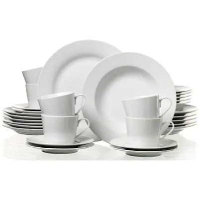 Obrázek produktu pro Ritzenhoff & Breker 97252 Kombinovaný servis Bianco - 30 ks, porcelán, bílý