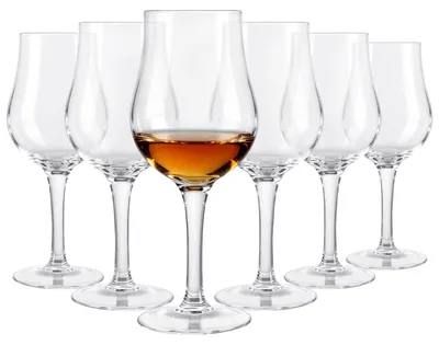 Whiskygläser 6er Set, Glas, 190 ml, 16 cm