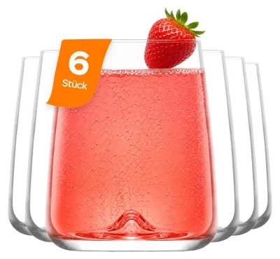 Produktbild von LAV Terra Weingläser – 590 ml (20 oz), 6er Set, KI-generiertes Bild