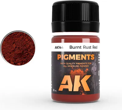 Produktbild von AK Interactive Pigments Burnt Rust Red