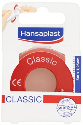 Productafbeelding van Hansaplast Hechtpleister classic 5m x 1.25 cm (1 set)