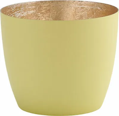 Immagine prodotto di Gift Company Windlicht Madras M, Teelichthalter, Kerzenhalter, Eisen, Pastellgelb, 8.5 cm, 1092504080