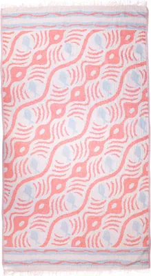 Produktbild von ANEMOSS Aquarium Gemustertes Türkisches Peshtemal, 100% Baumwolle, Weich, Schnell Trocknend, 100x180 cm,  Türkiye